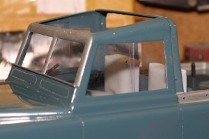 Windows fitted and seats added to the interior